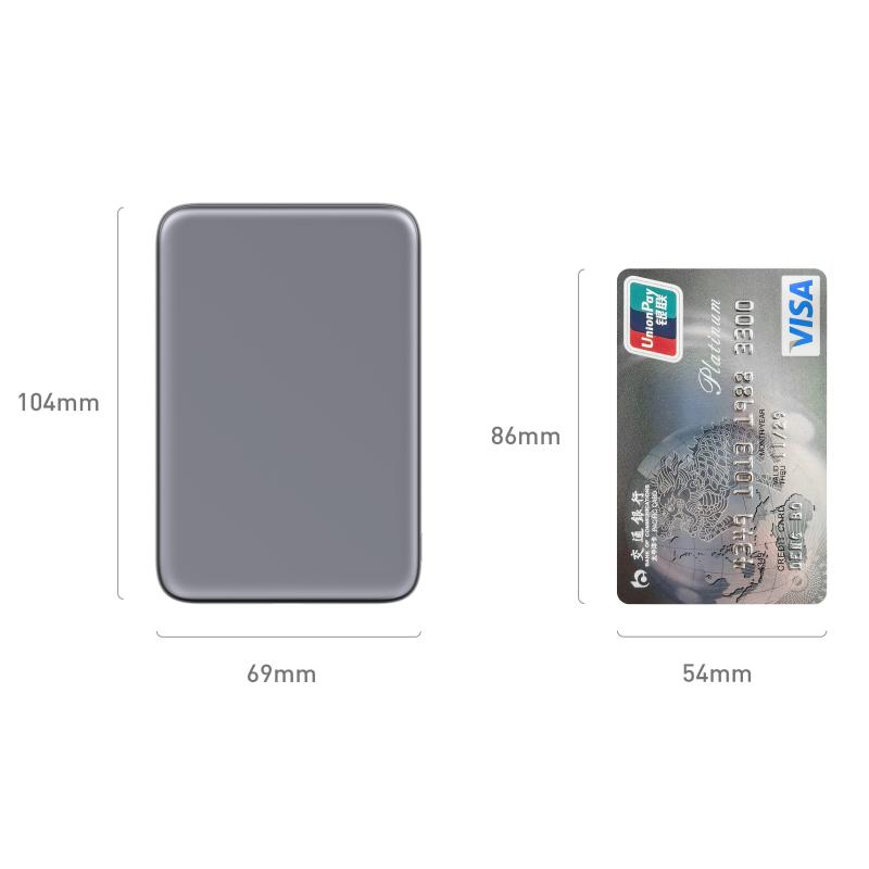 Батарея універсальна Vinga 5000 mAh 20W/15W Wireless (VPBB520WL)