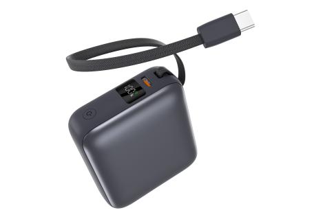 Батарея універсальна Vinga 10000 mAh 35W Display Cable (VPBB1035C)