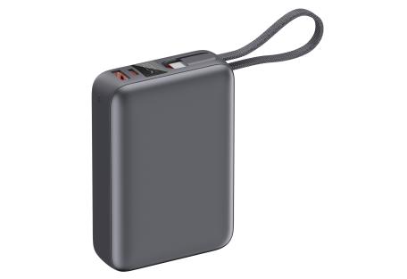 Батарея універсальна Vinga 20000 mAh 45W Display Cable (VPBB2045C)