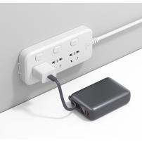 Батарея універсальна Vinga 20000 mAh 45W Display Cable (VPBB2045C)