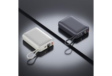 Батарея універсальна Vinga 20000 mAh 45W Display Cable (VPBB2045C)