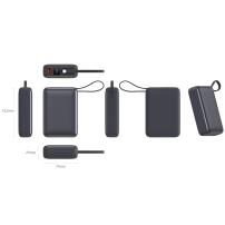 Батарея універсальна Vinga 20000 mAh 45W Display Cable (VPBB2045C)