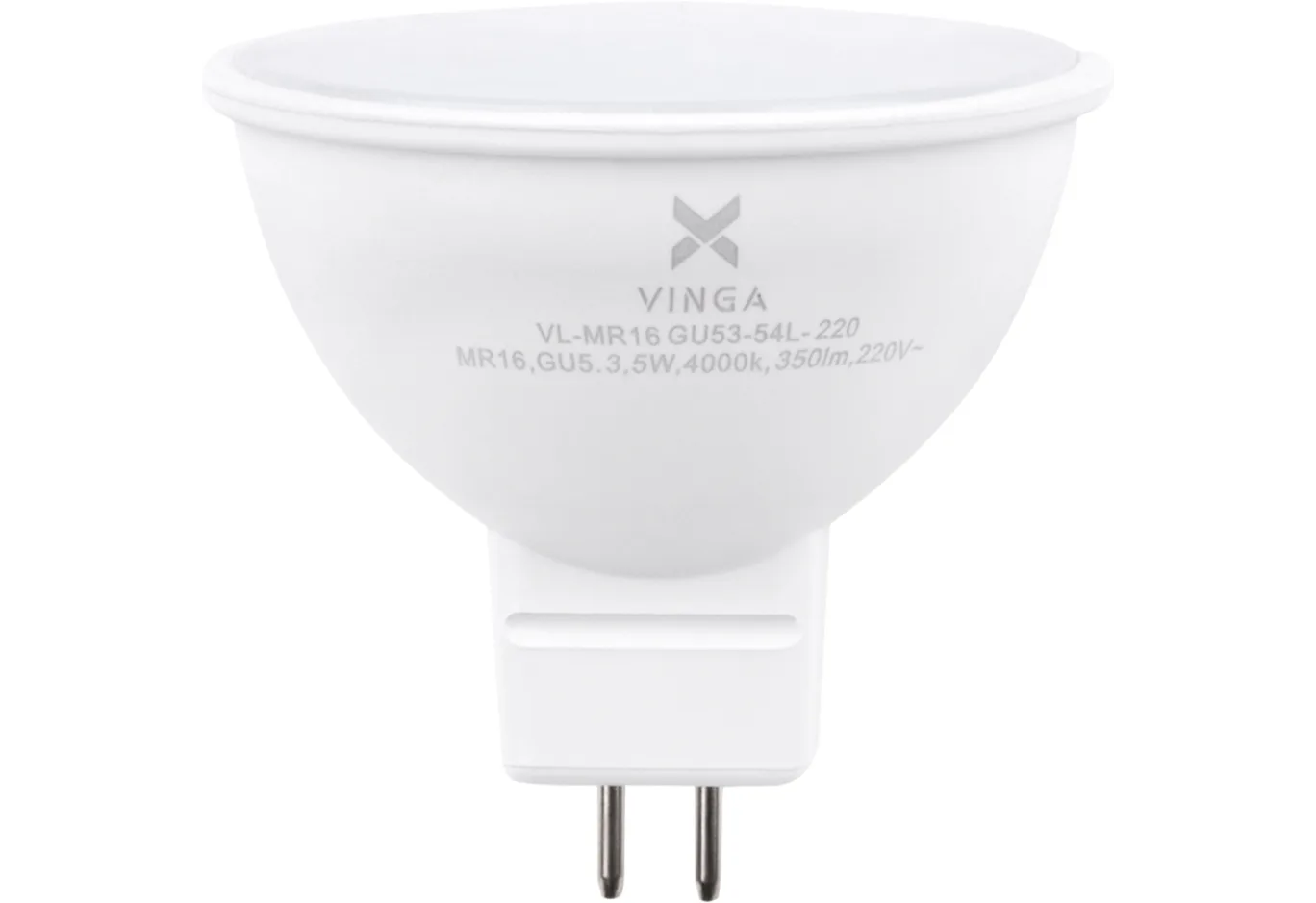 Лампочка Vinga VL-MR16GU53-54L-220