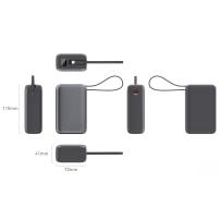 Батарея універсальна Vinga 30000 mAh 65W Display Cable (VPBB3065C)