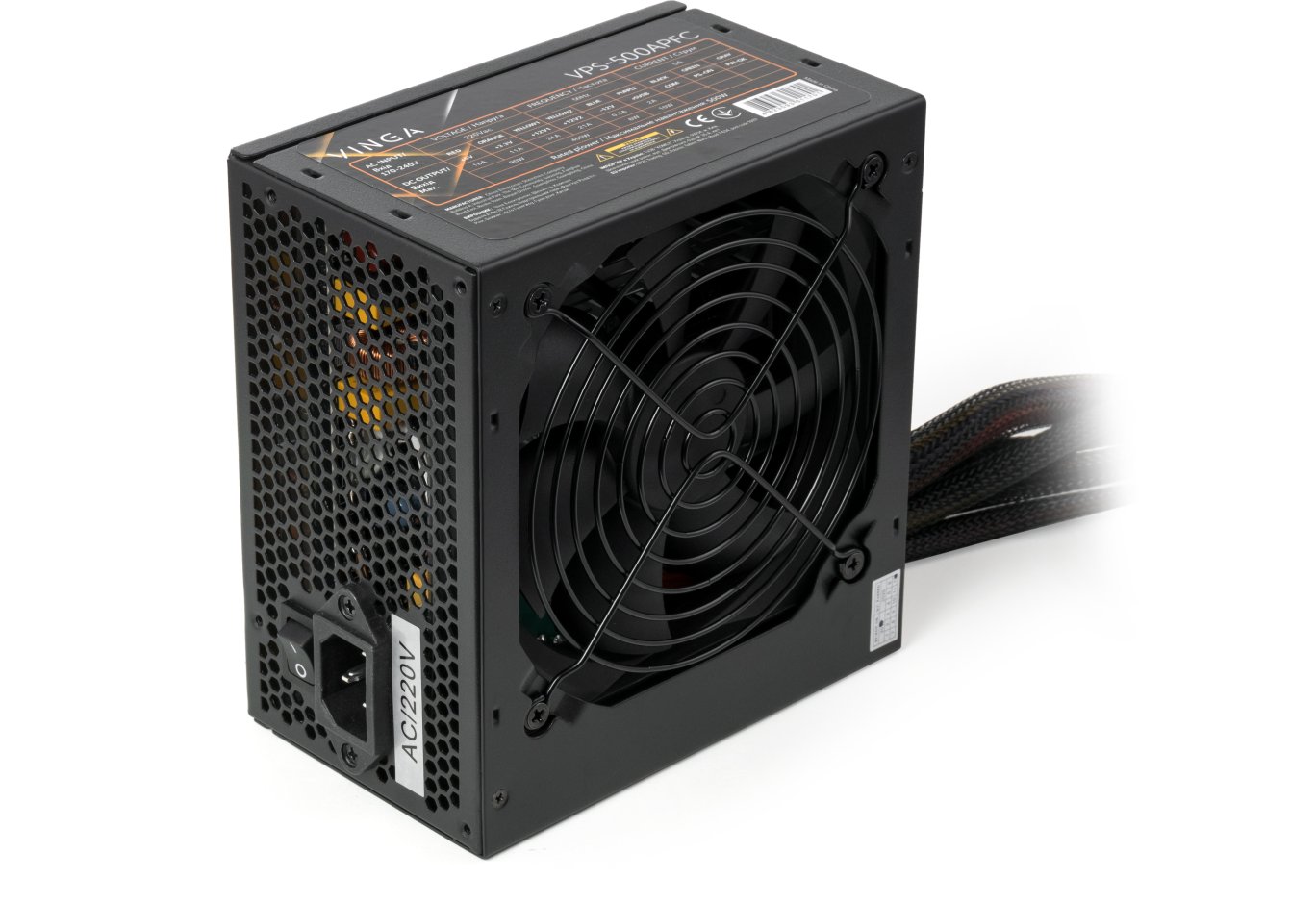 Блок живлення Vinga 500W (VPS-500APFC)