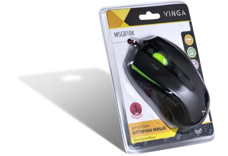 Мышка Vinga MSG-81 black