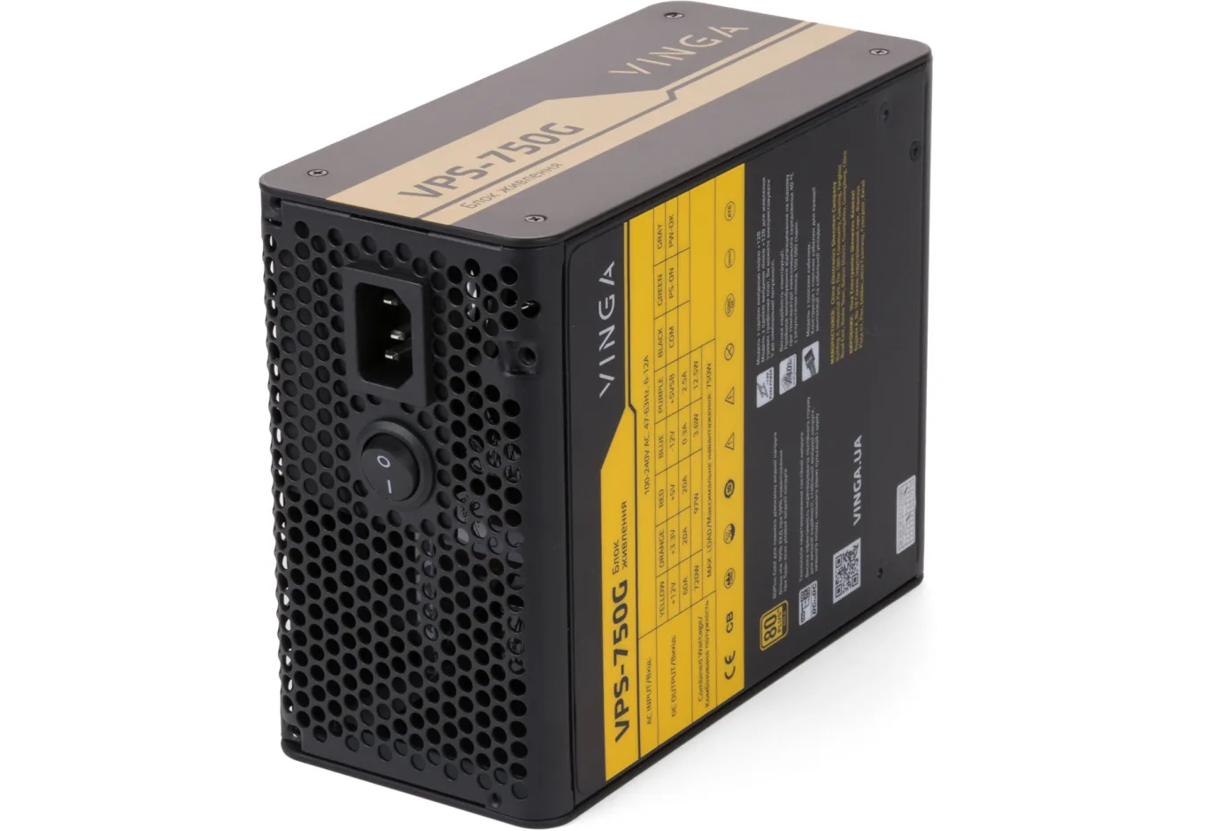 Блок живлення Vinga 750W (VPS-750G)