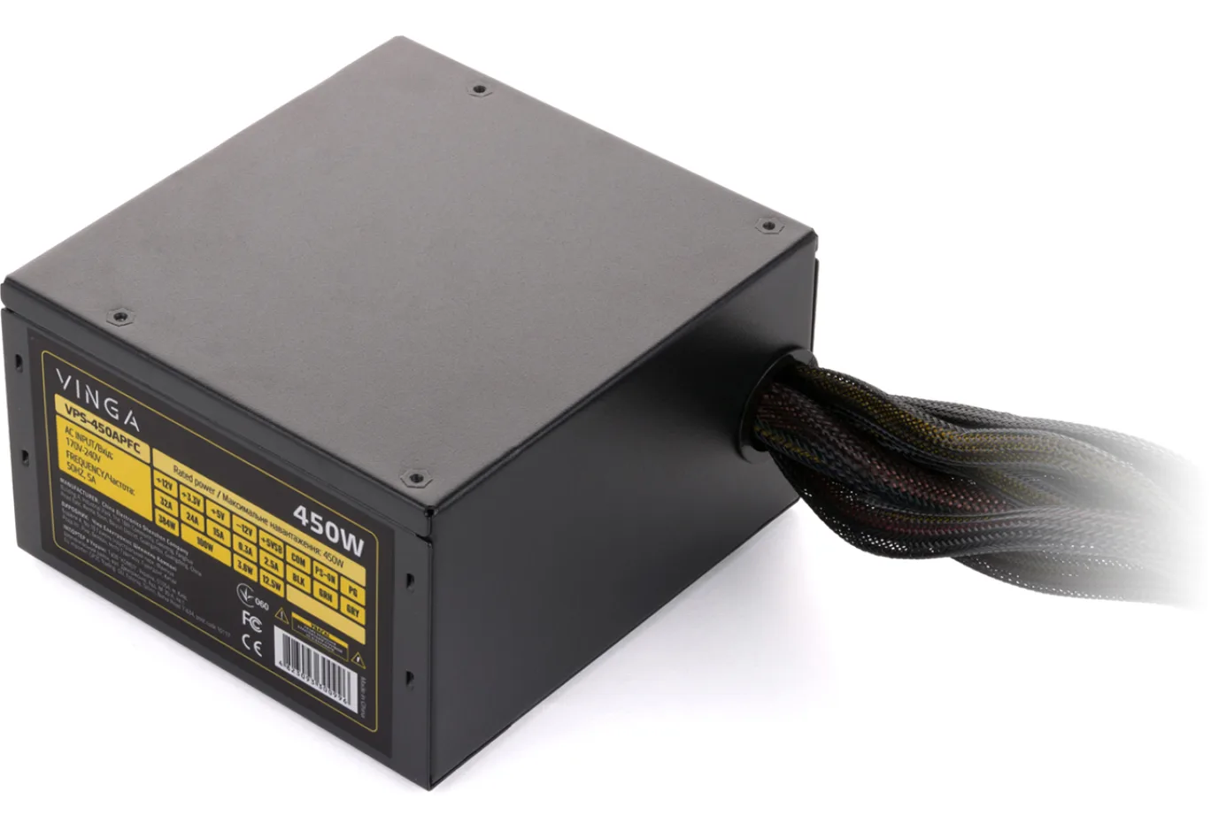 Блок живлення Vinga 450W (VPS-450APFC)
