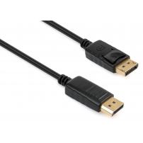Кабель мультимедійний DisplayPort M to DisplayPort M 1.8m Vinga (VCPDP1.8BK)