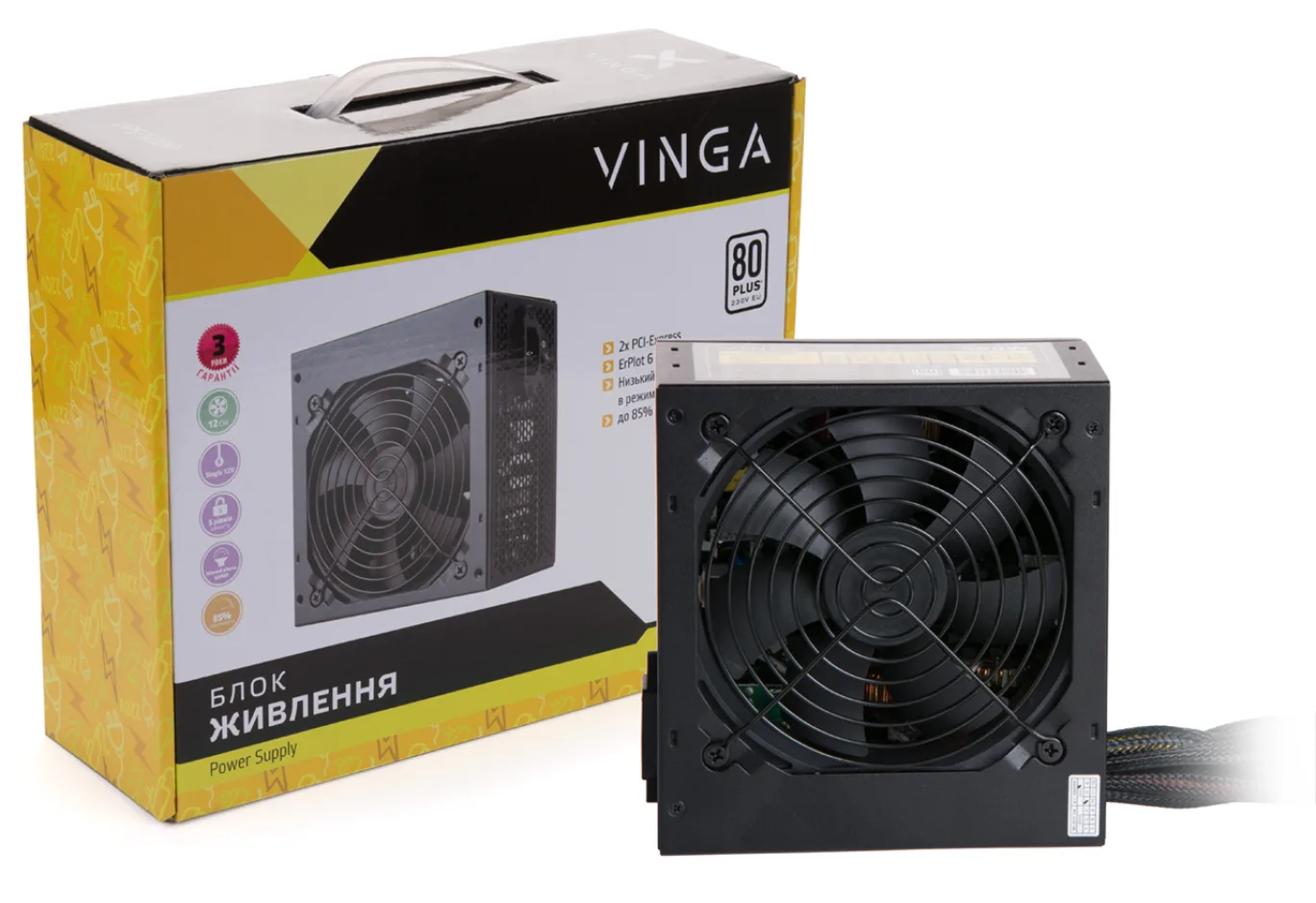 Power supply Vinga 500W (VPS-500P)