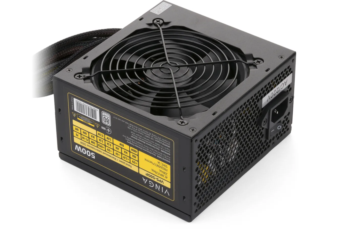 Power supply Vinga 500W (VPS-500P)