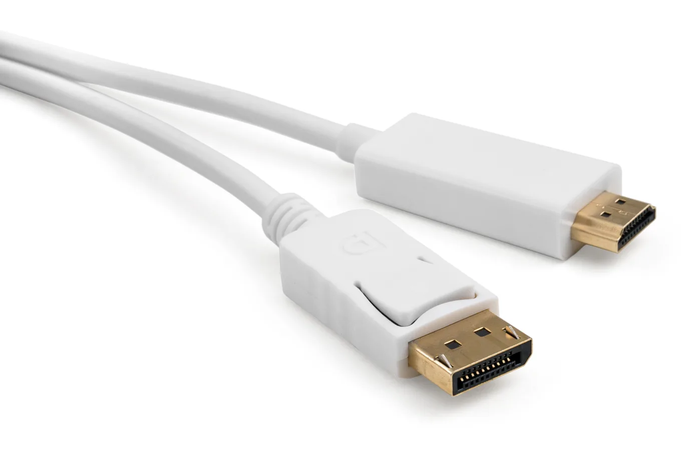Multimedia cable DisplayPort M to HDMI M 1.8m Vinga (VCPDPHDMI1.8WH)