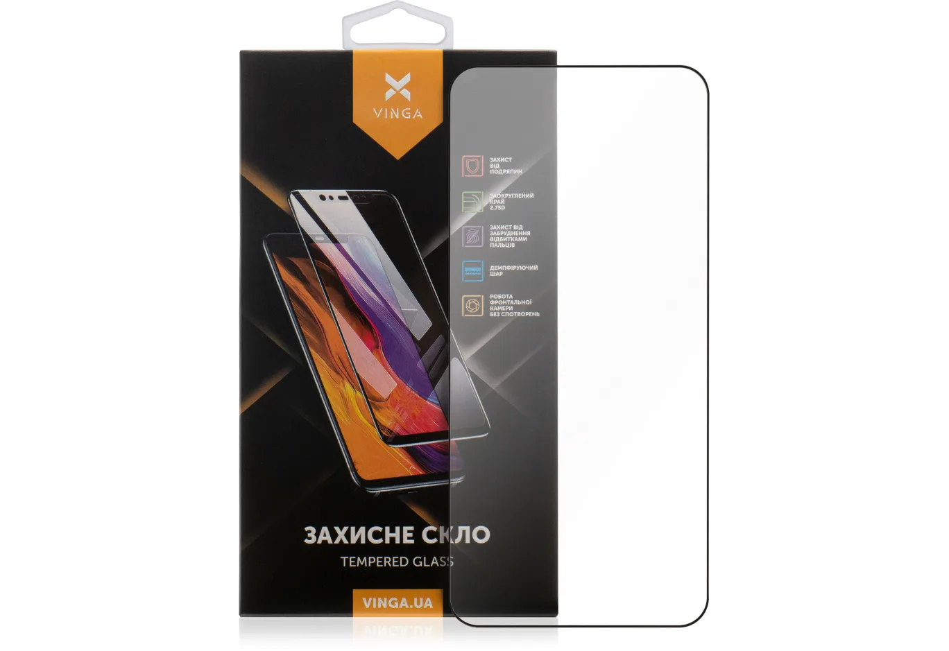 Скло захисне Vinga Samsung Galaxy S25 (VGSAS25)