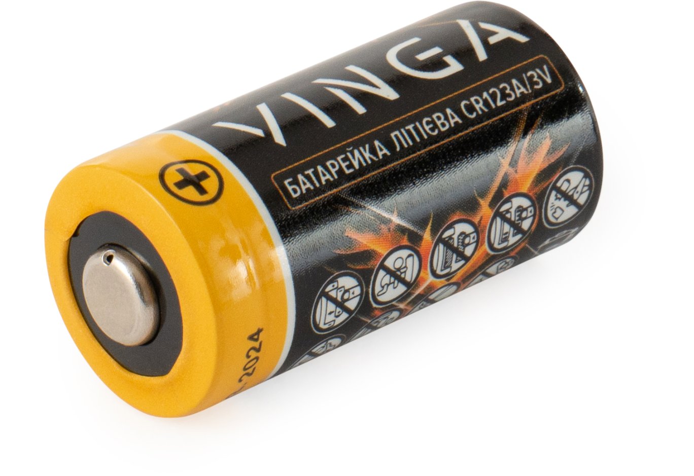 Батарейка CR123A Lithium Vinga (VJLBCR123A1)