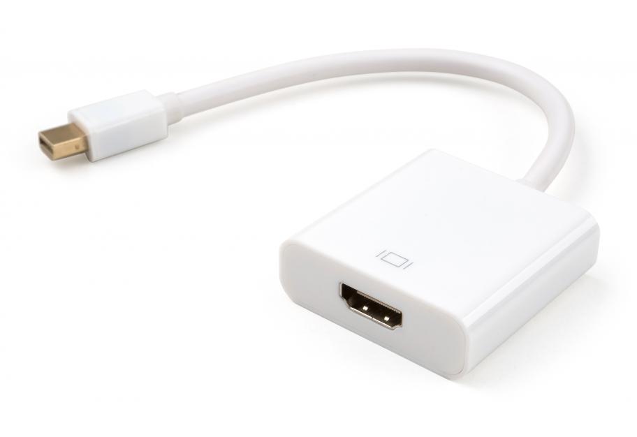 Adapter Mini Display port M to HDMI F white Vinga (VCPMDPHDMIWH)