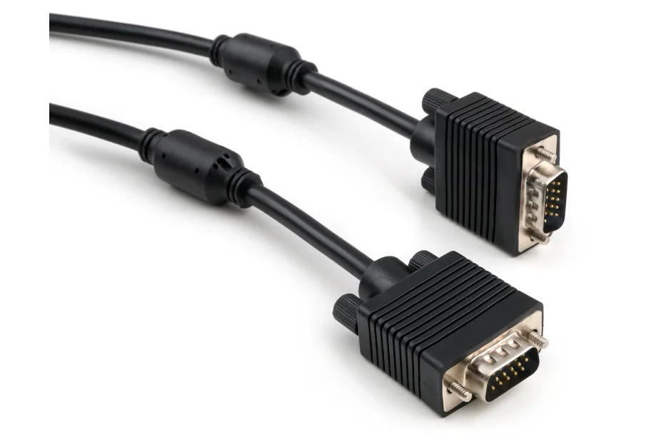 Multimedia cable VGA M to VGA M 10.0m Vinga (VCPVGAF10BK)