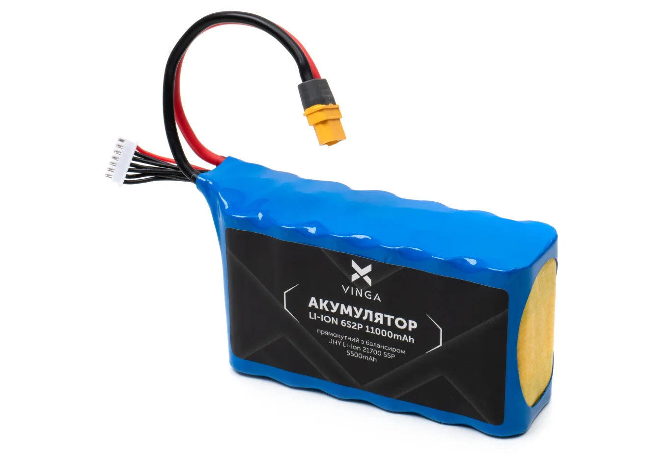 Battery pack Vinga Li-Ion 6S2P 11000mAh коробка 10 шт (JHY Li-Ion 21700 5500mAh) (V6S2P-10PCS-11000MAH)