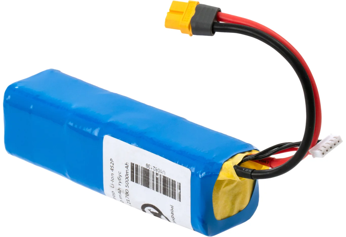 Battery pack Vinga Li-Ion 4S2Р 10000mAh тубус з балансувальним кабелем (JHY Li-Ion 21700 5000mAh) (4S2P10000BMS JHY)