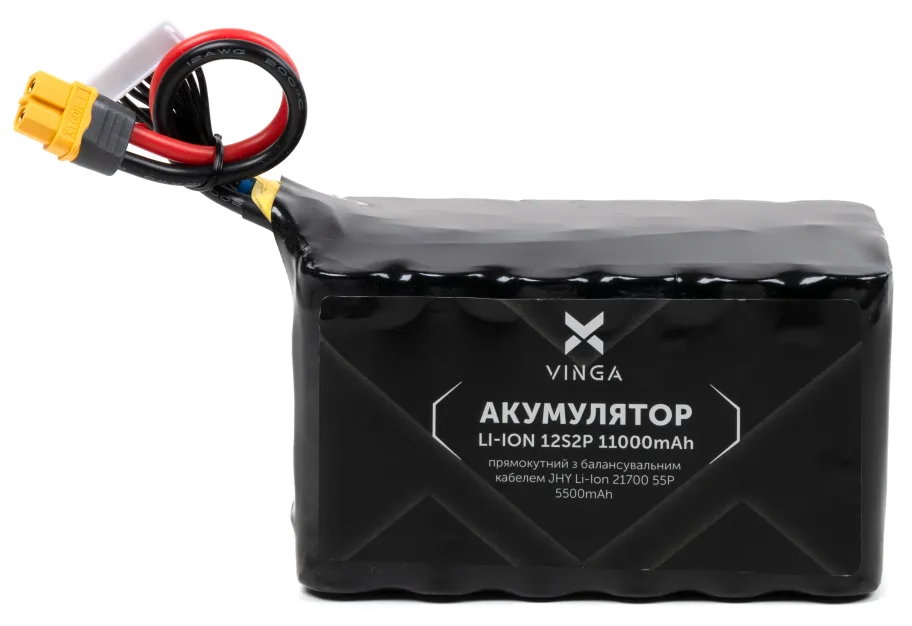 Battery pack Vinga Li-Ion 12S2P 11000mAh з балансувальним дротом (V12S2P-11000MAH)