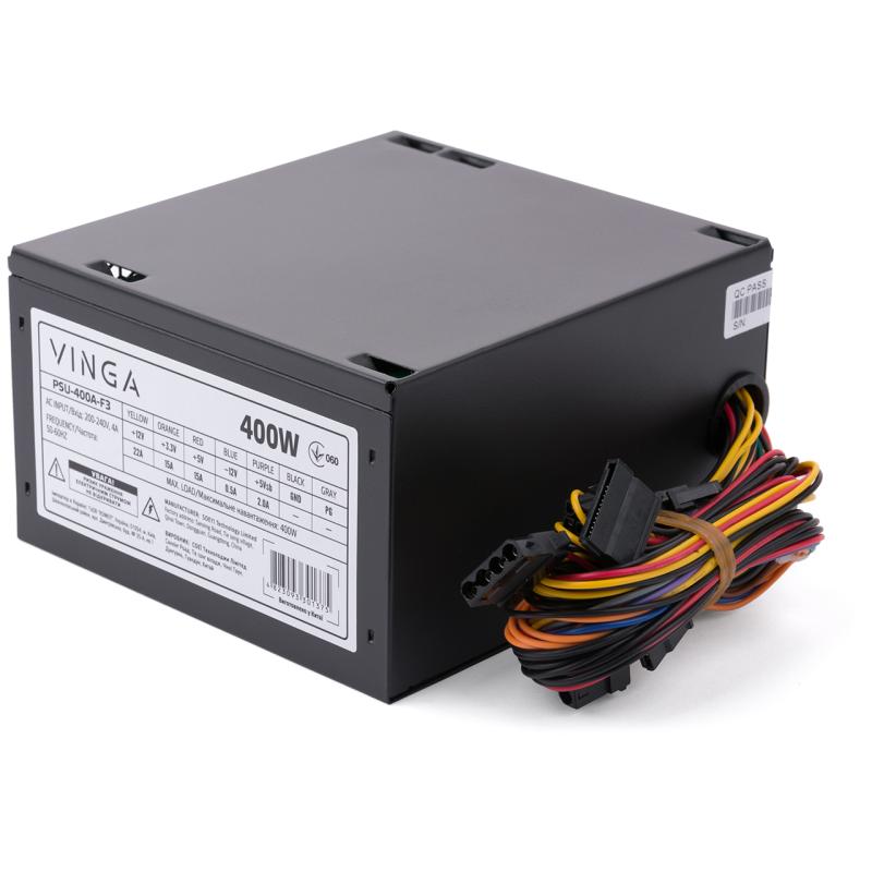 Блок живлення Vinga 400W (PSU-400A-F3)