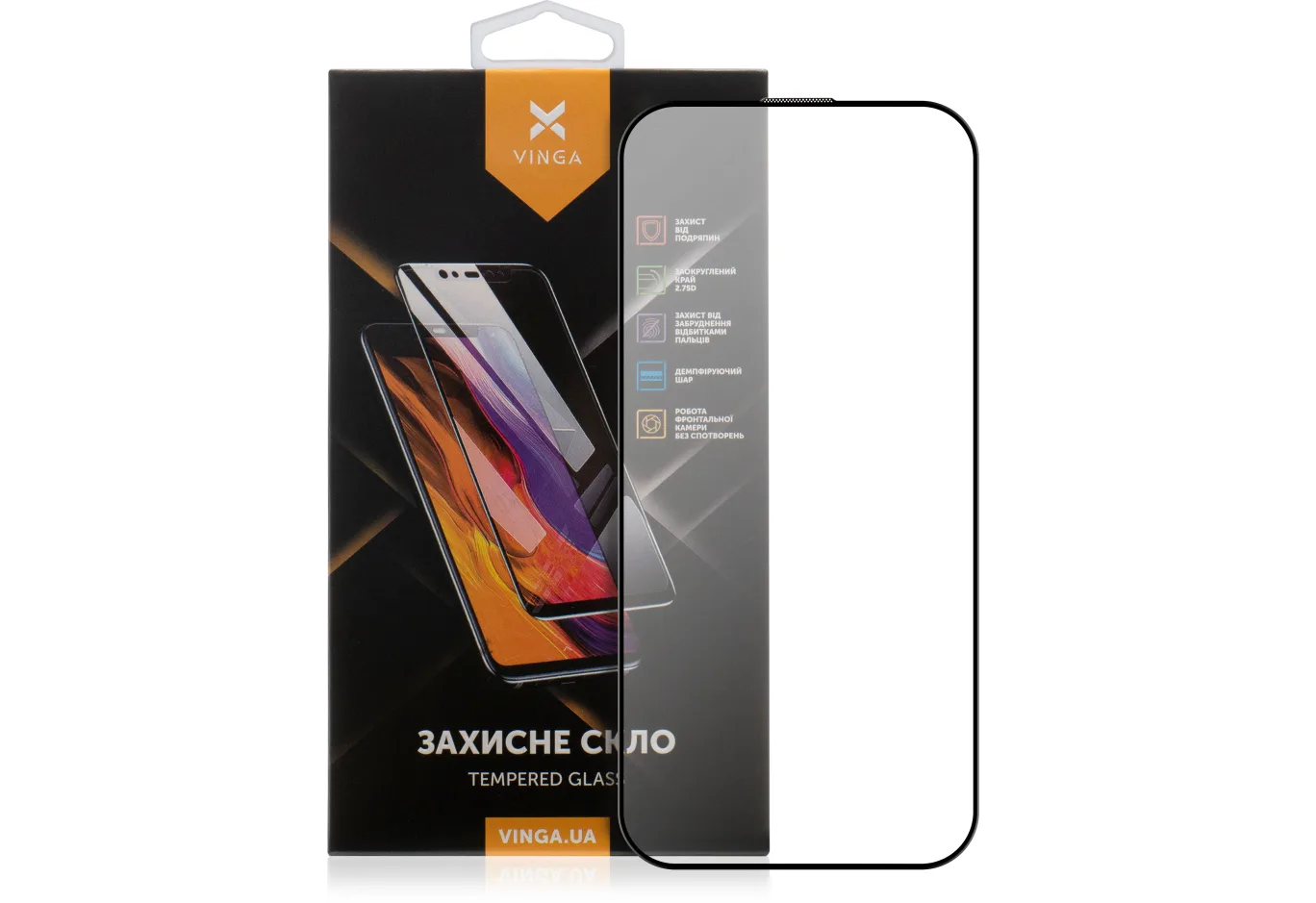 Скло захисне Vinga Apple iPhone 17 Air (VGIP17A)