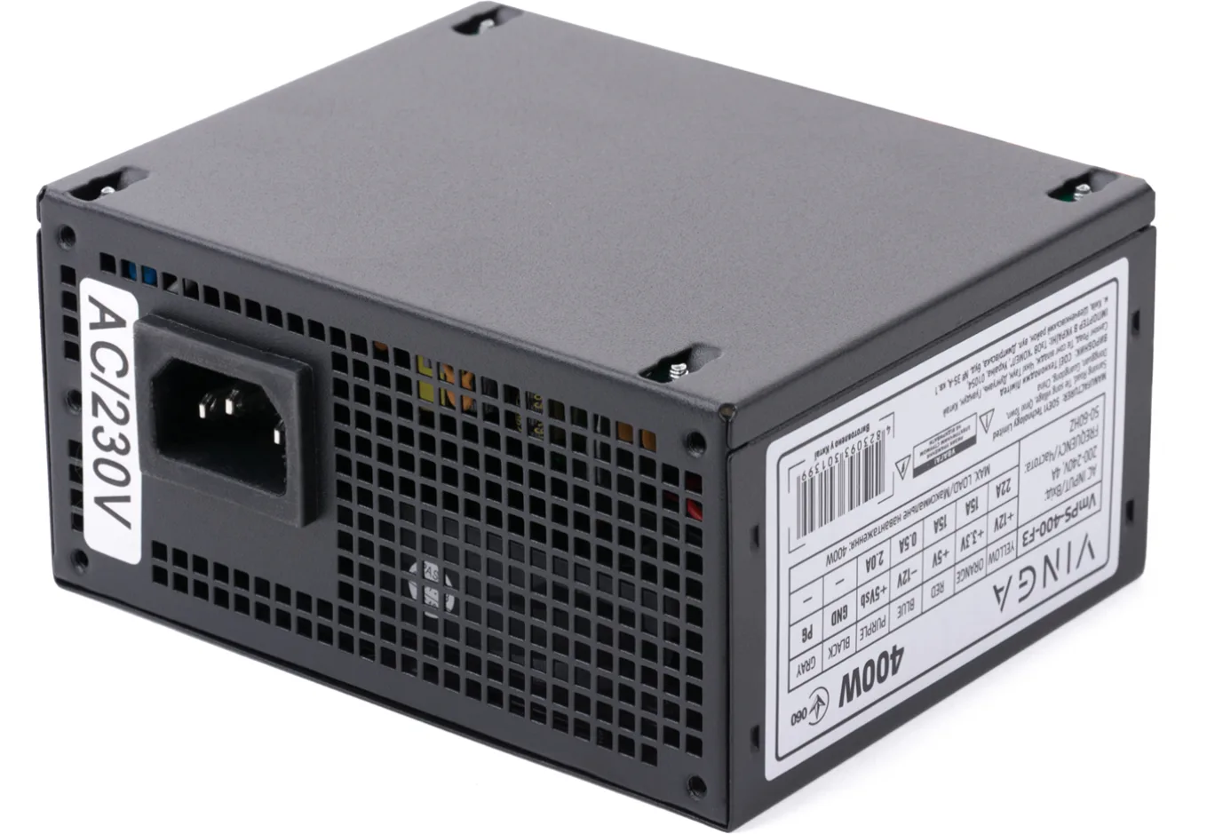 Power supply Vinga 400W (VmPS-400-F3)
