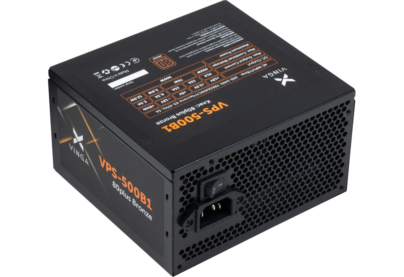 Power supply Vinga 500W (VPS-500B1)