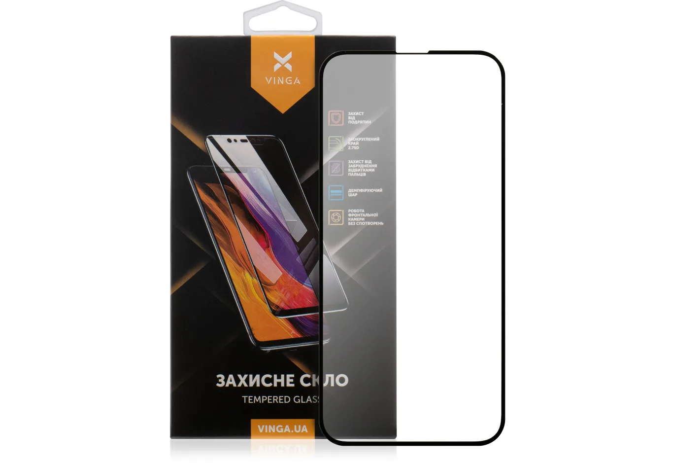 Скло захисне Vinga Apple iPhone 16E (VGIP16E)