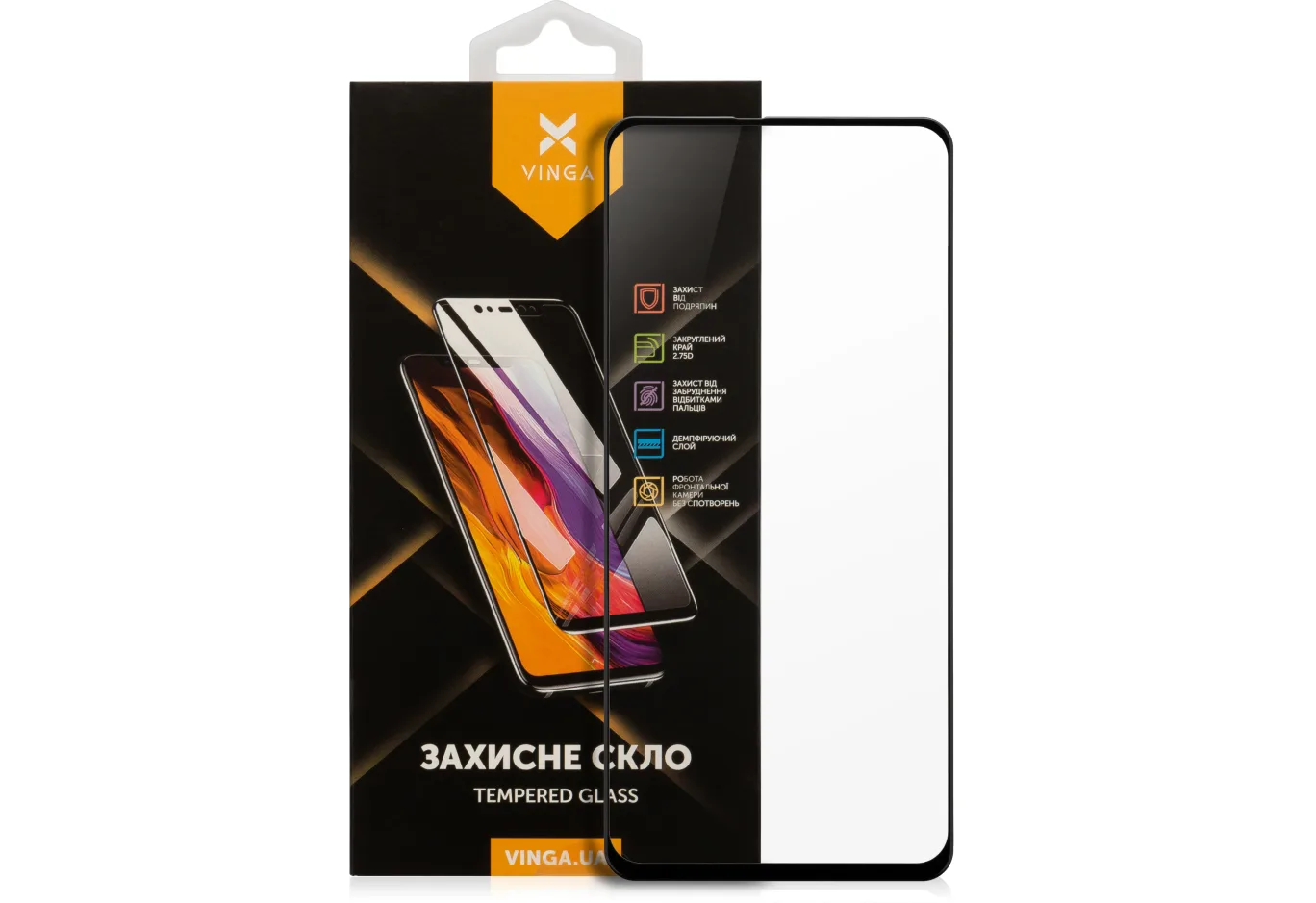 Скло захисне Vinga Xiaomi Redmi Note 9T (VGXRN9T)
