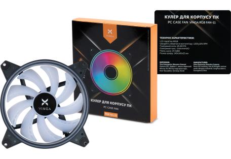 Кулер до корпусу Vinga RGB fan-11