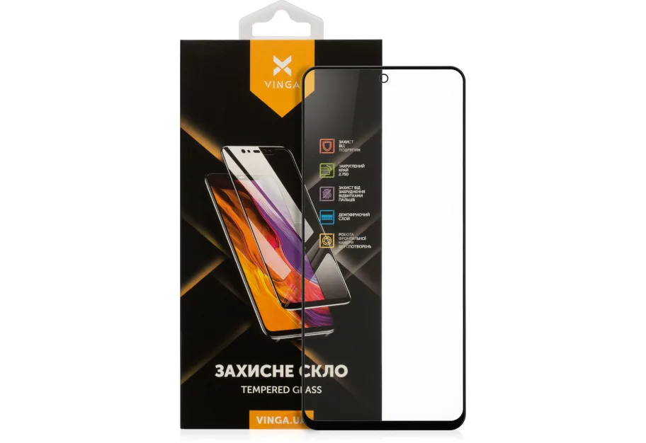 Protective glass Vinga Redmi Note 9 Pro/Note 9 Pro Max/Note 9S/10 Lite (VGXRN9P)