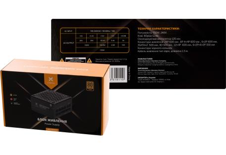 Блок живлення Vinga 750W (VPS-750GV3)