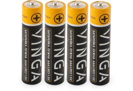 Батарейка AAA LR03 Alkaline 4pcs Blister Vinga (VJABAAA4)