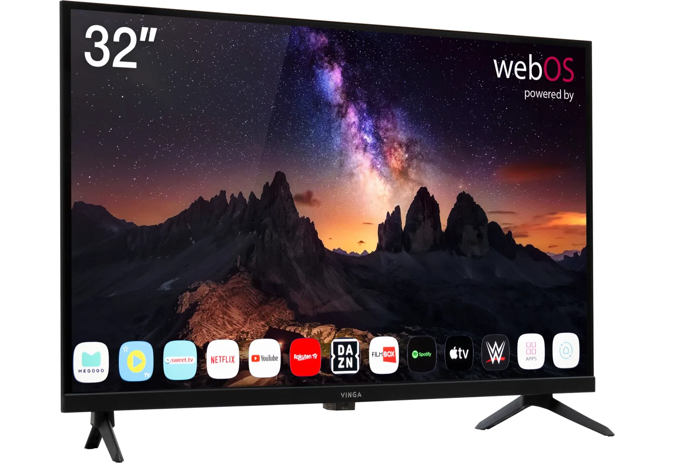 Телевізор Vinga S32HD26BWEB