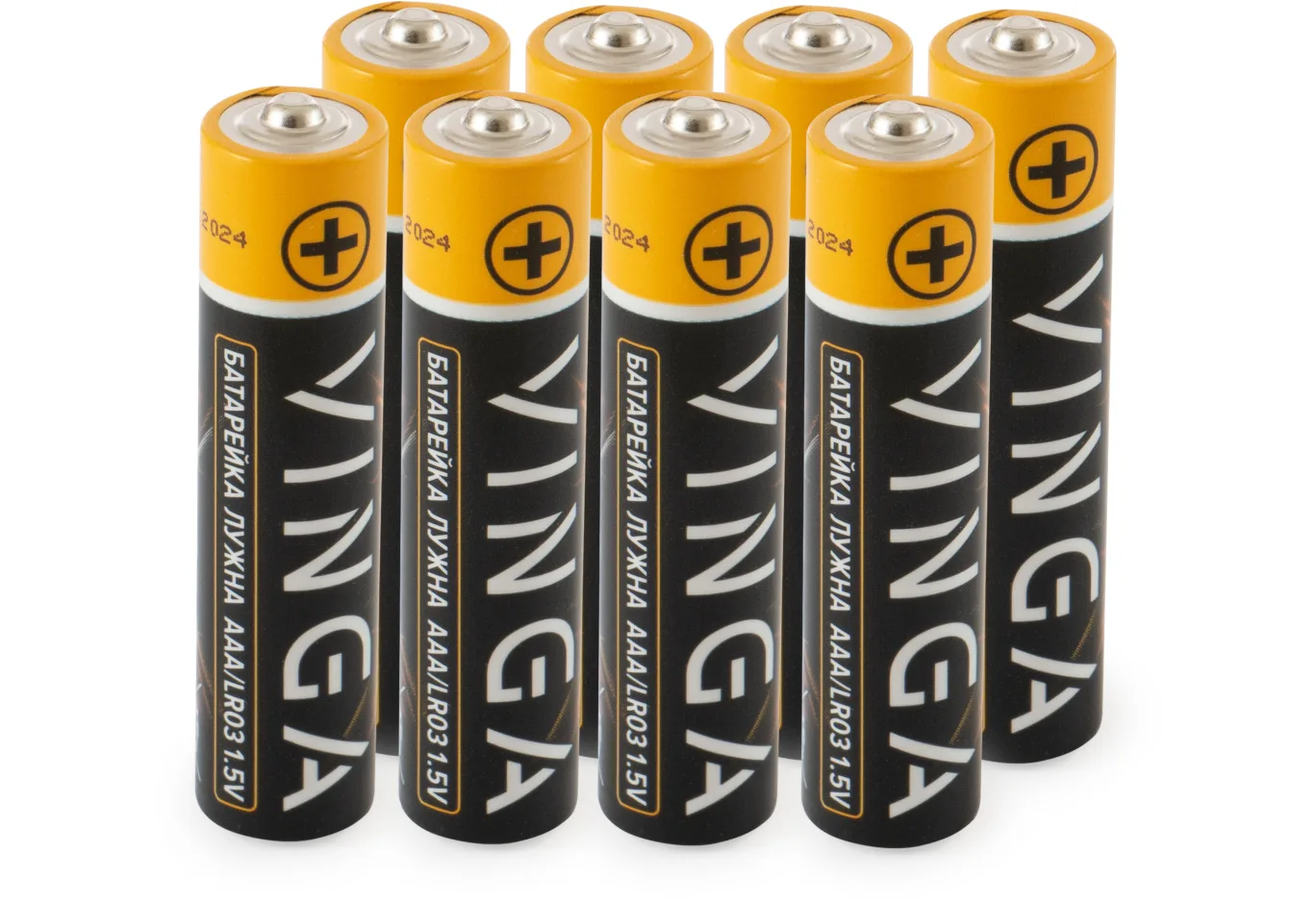 Battery AAA LR03 Alkaline 8pcs Blister Vinga (VJABAAA8)