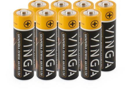 Батарейка AA LR6 Alkaline 8pcs Blister Vinga (VJABAA8)