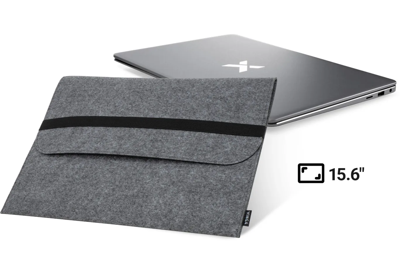 Laptop case Vinga 15.6" NSF150band Gray (NSF150BGY)