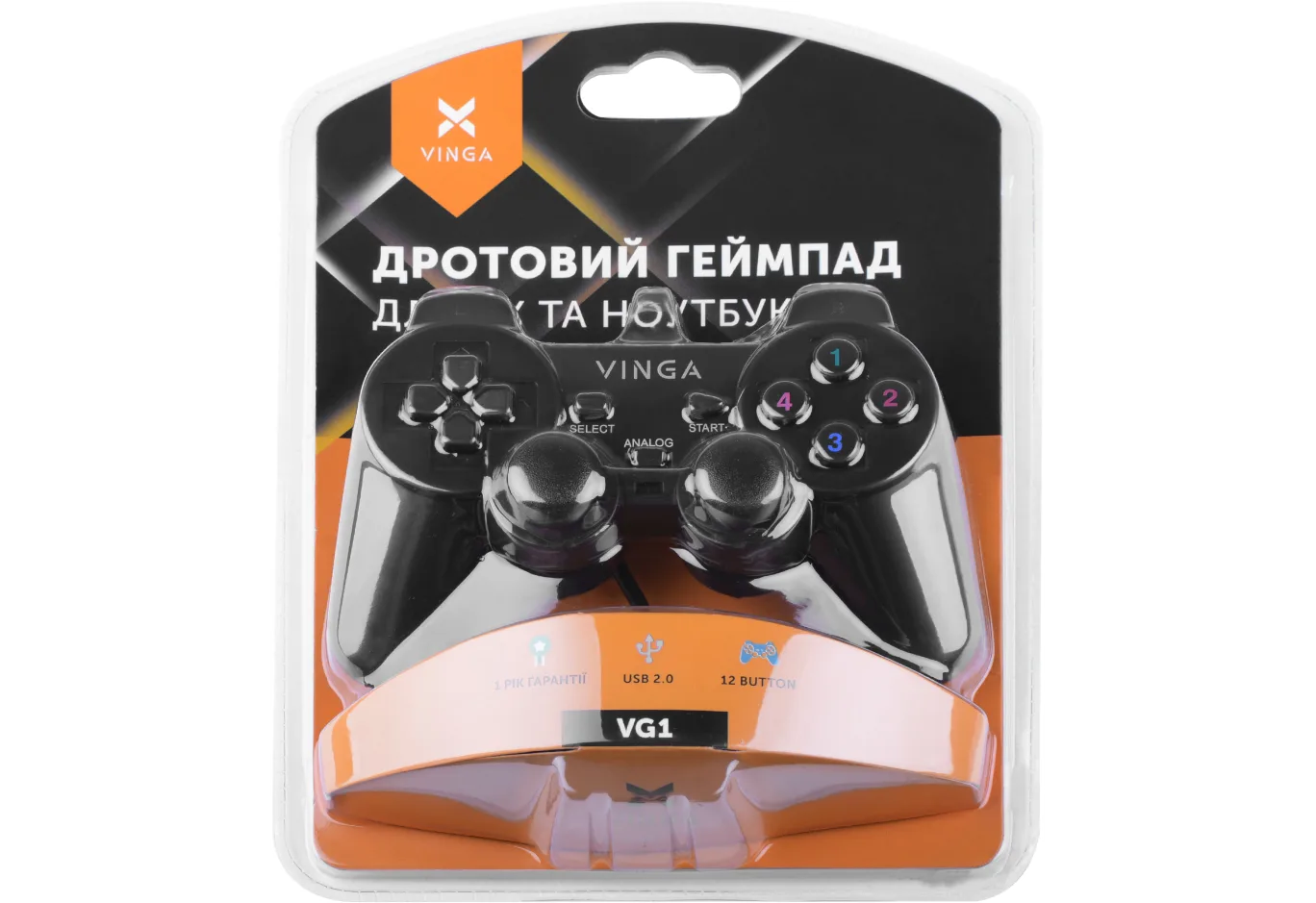 Геймпад Vinga VG1 Black