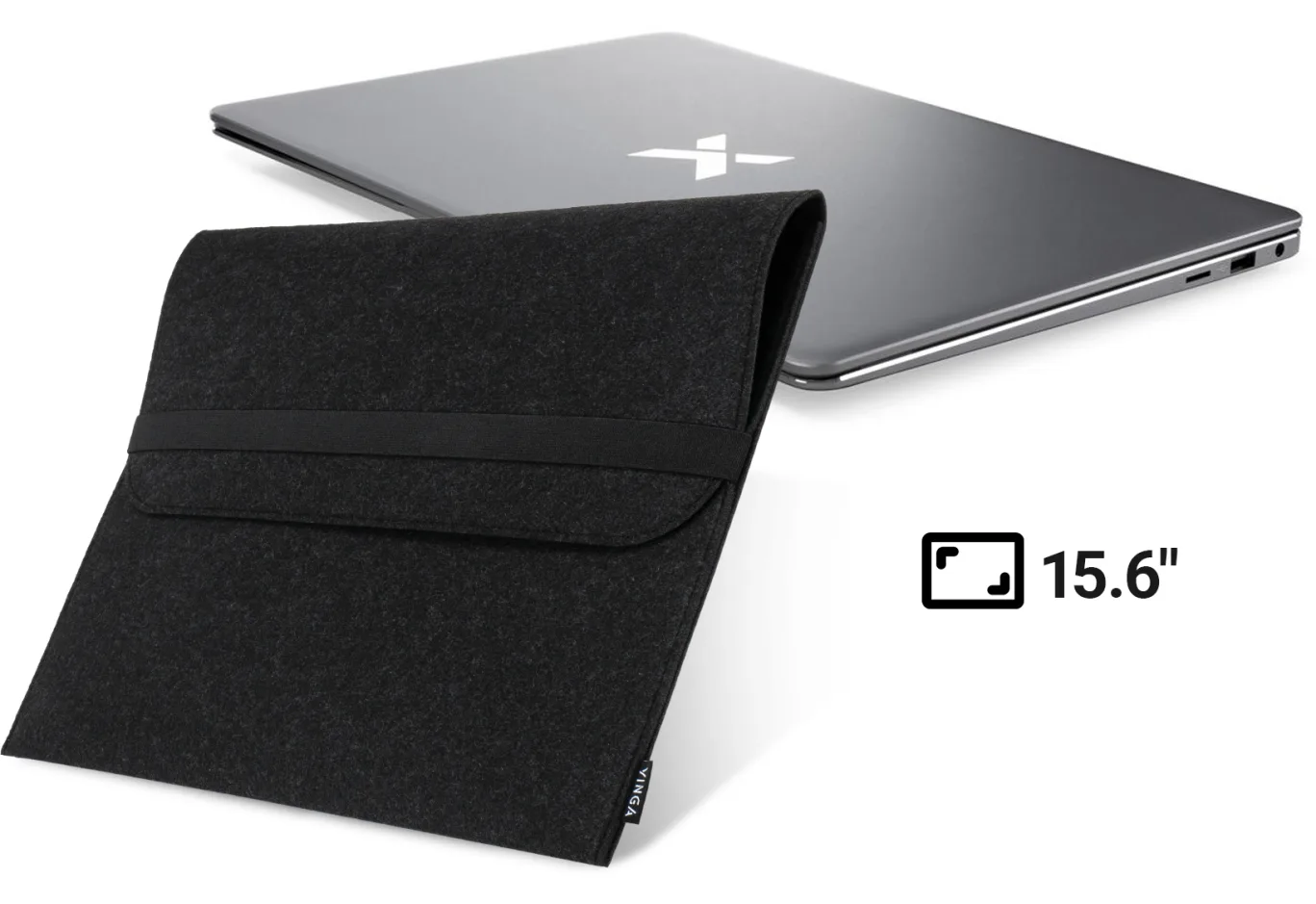 Чохол до ноутбука Vinga 15.6" NSF150band Black (NSF150BBK)