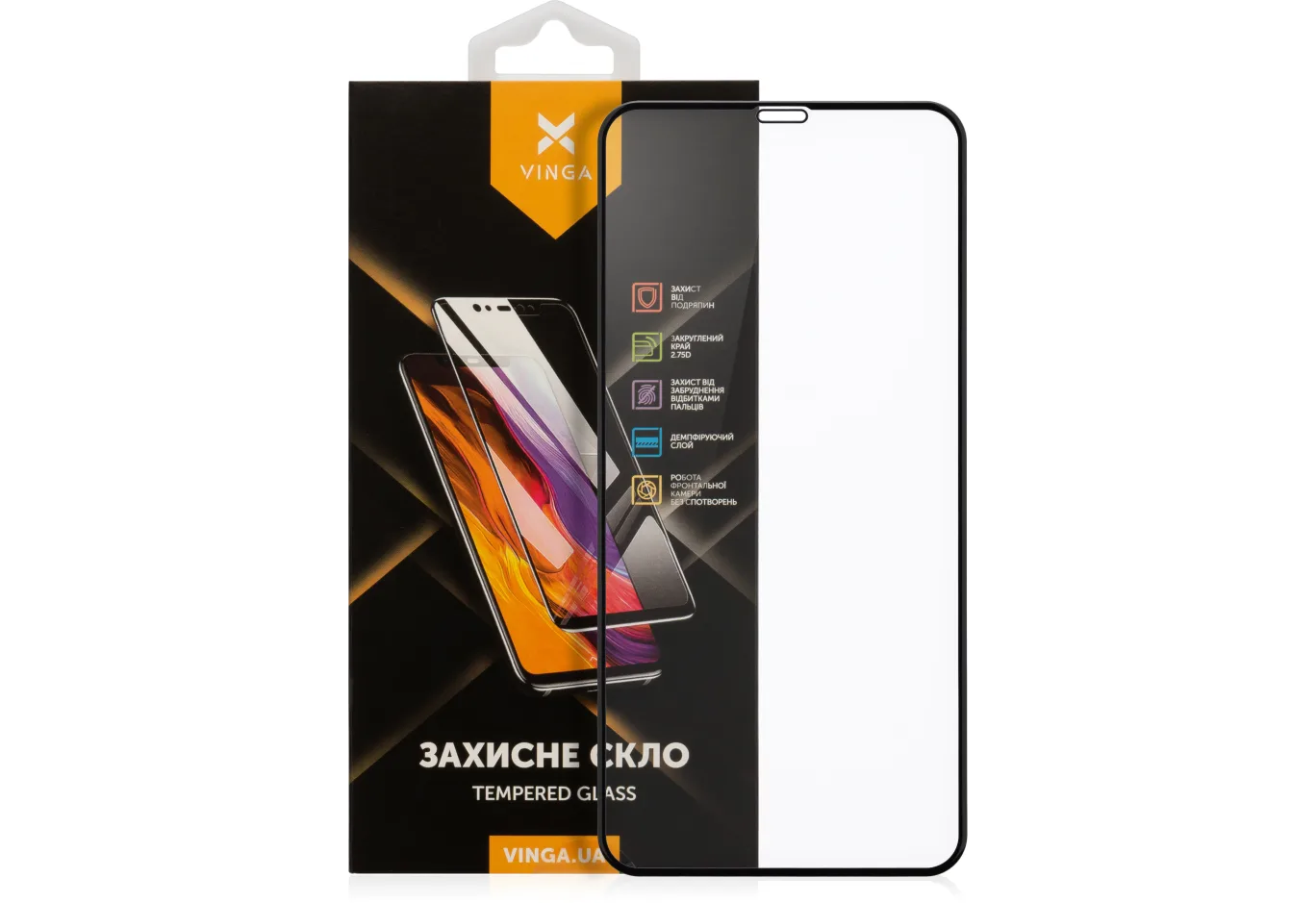 Скло захисне Vinga Apple iPhone XS Max/11 Pro Max (VGIPXSM)