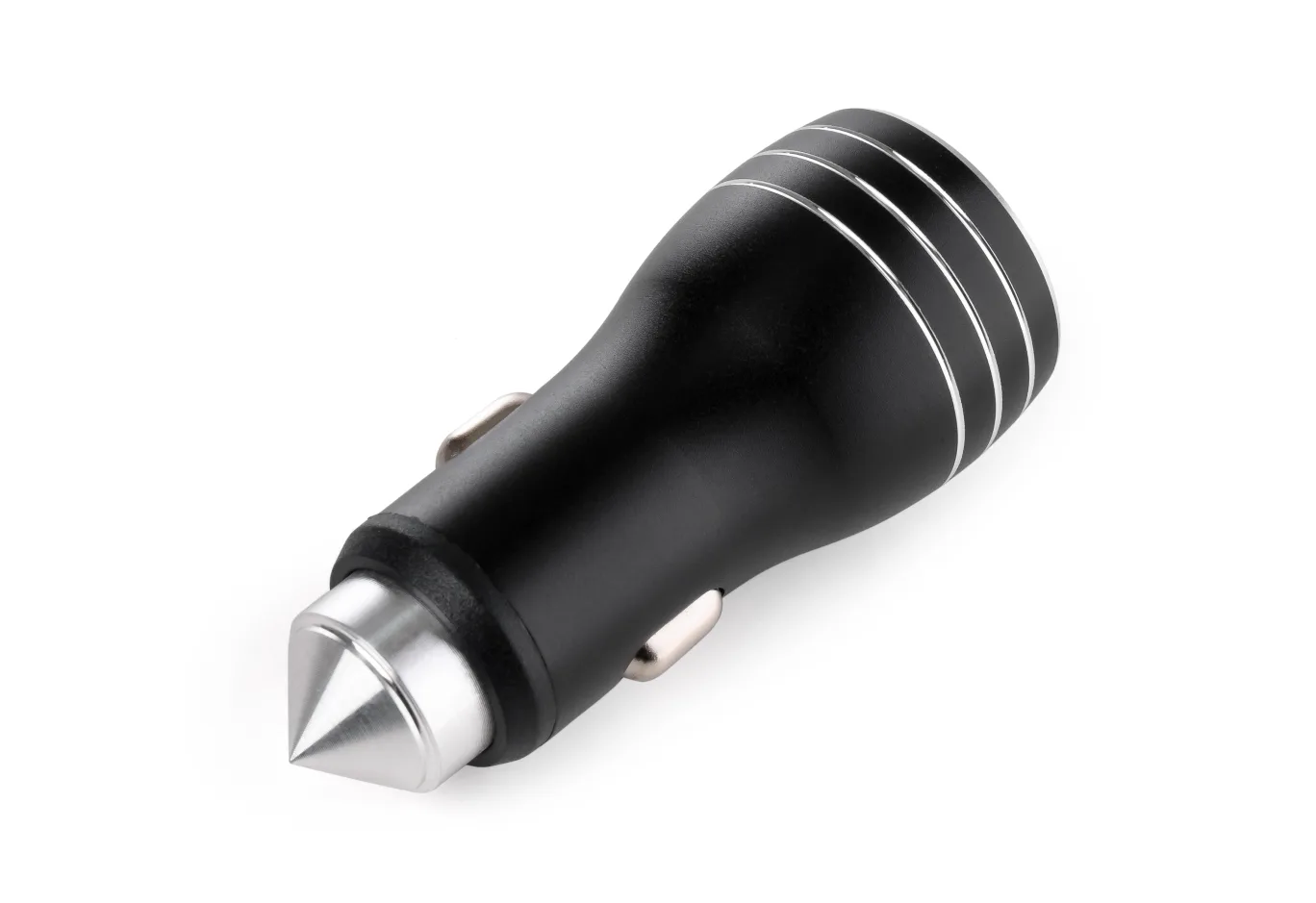Зарядний пристрій Vinga QC3 Quick Dual USB Car Charger aluminium 18W Max (VCCQAABK)