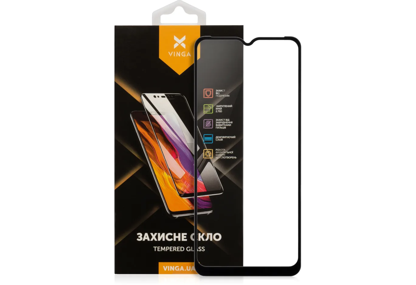 Скло захисне Vinga Realme C21/ C21Y/ C25/ C25Y/ C35/ C31 (VGRC25Y/VGRC25)