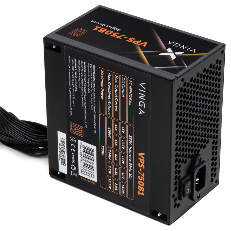 Блок живлення Vinga 750W (VPS-750B1)