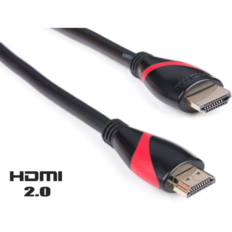 Кабель мультимедійний HDMI M to HDMI M 5.0m Vinga (HDMI02-5.0)