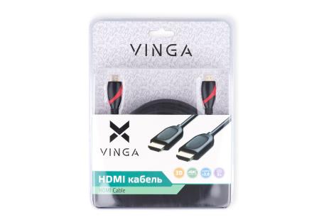 Кабель мультимедийный HDMI to HDMI 5.0m Vinga (HDMI02-5.0)