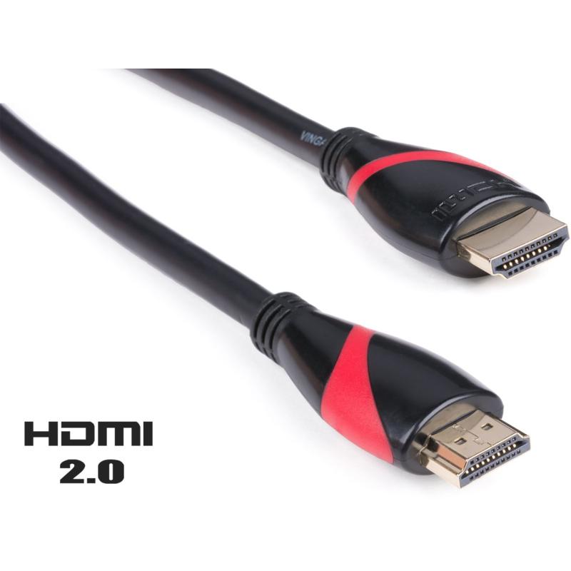 Кабель мультимедийный HDMI to HDMI 10.0m Vinga (HDMI02-10.0)