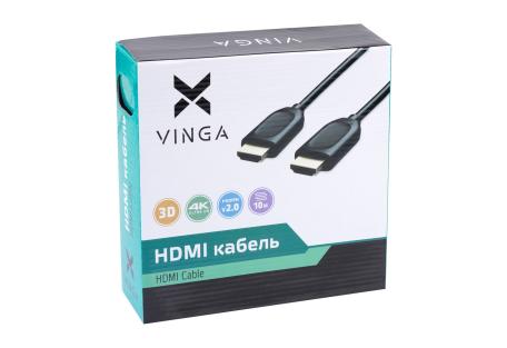 Кабель мультимедийный HDMI to HDMI 10.0m Vinga (HDMI02-10.0)