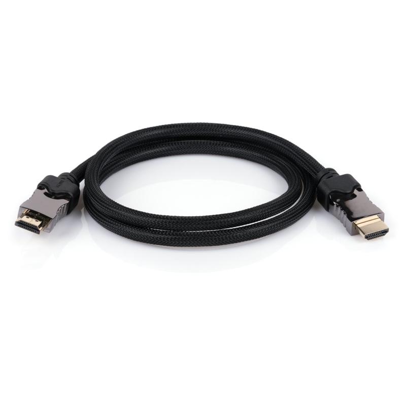 Кабель мультимедийный HDMI to HDMI 1.0m Vinga (HDMI03-1.0)