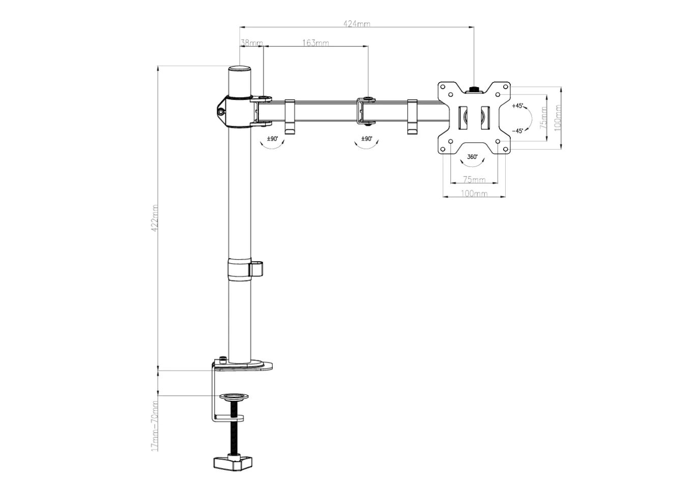 Bracket Vinga TD32-1051