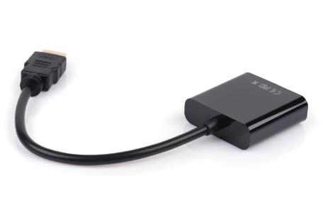 Перехідник HDMI to VGA Vinga (HDMIMVGAF-01)